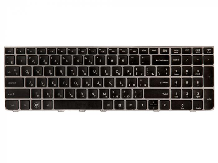 

Клавиатура для ноутбука HP Probook 4530S, 4535S, 4730S, черная с серой рамкой (840026), 9Z.N6MSV.00R