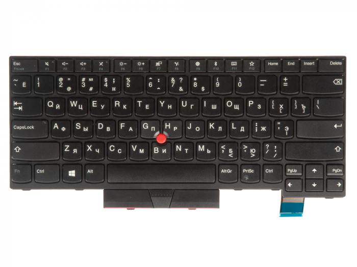 

Клавиатура для ноутбука Lenovo ThinkPad T470, A475, T480, A485 , черный (930791), 01AX387