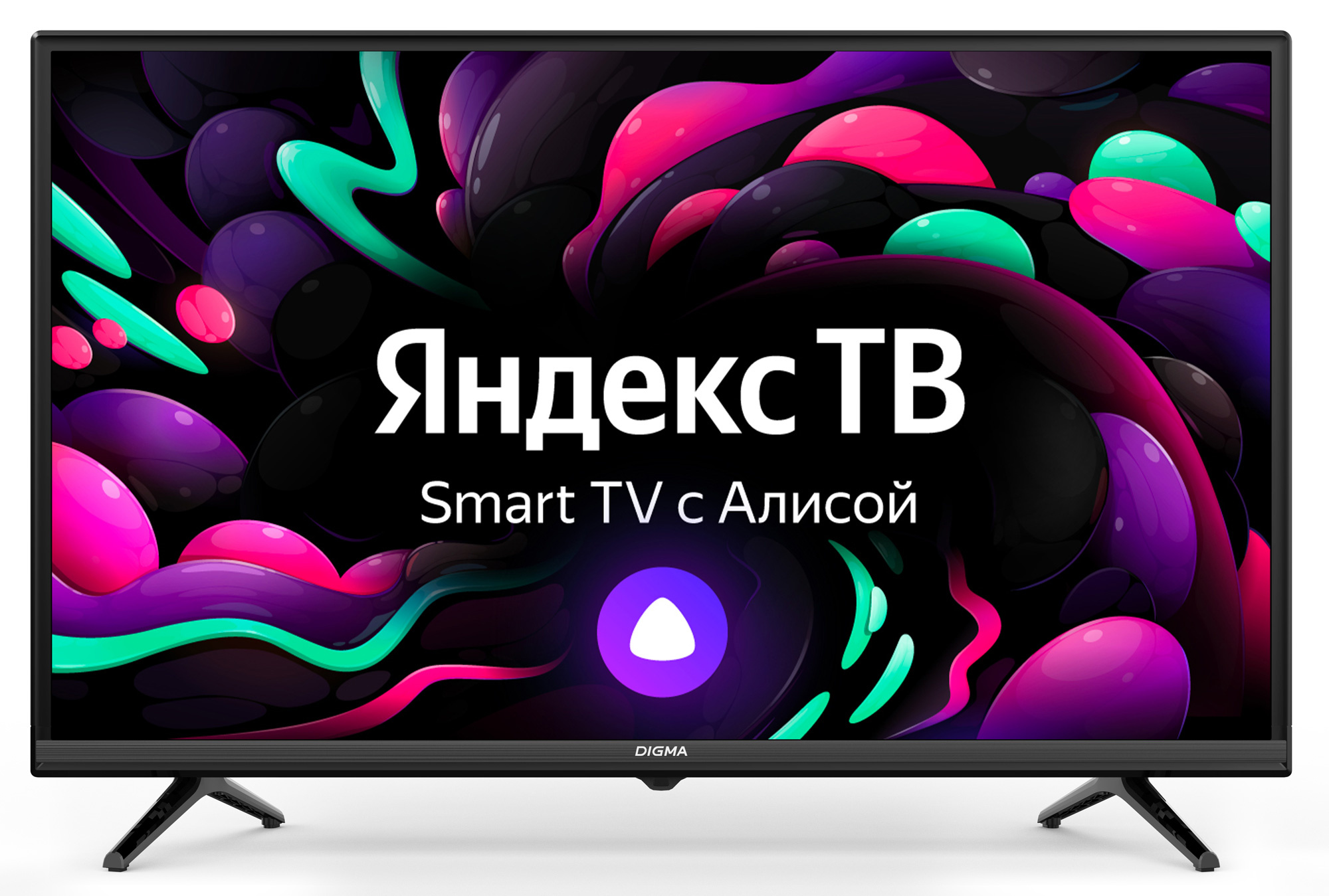 Телевизор 32" Digma DM-LED32SBB35, 1920x1080, черный