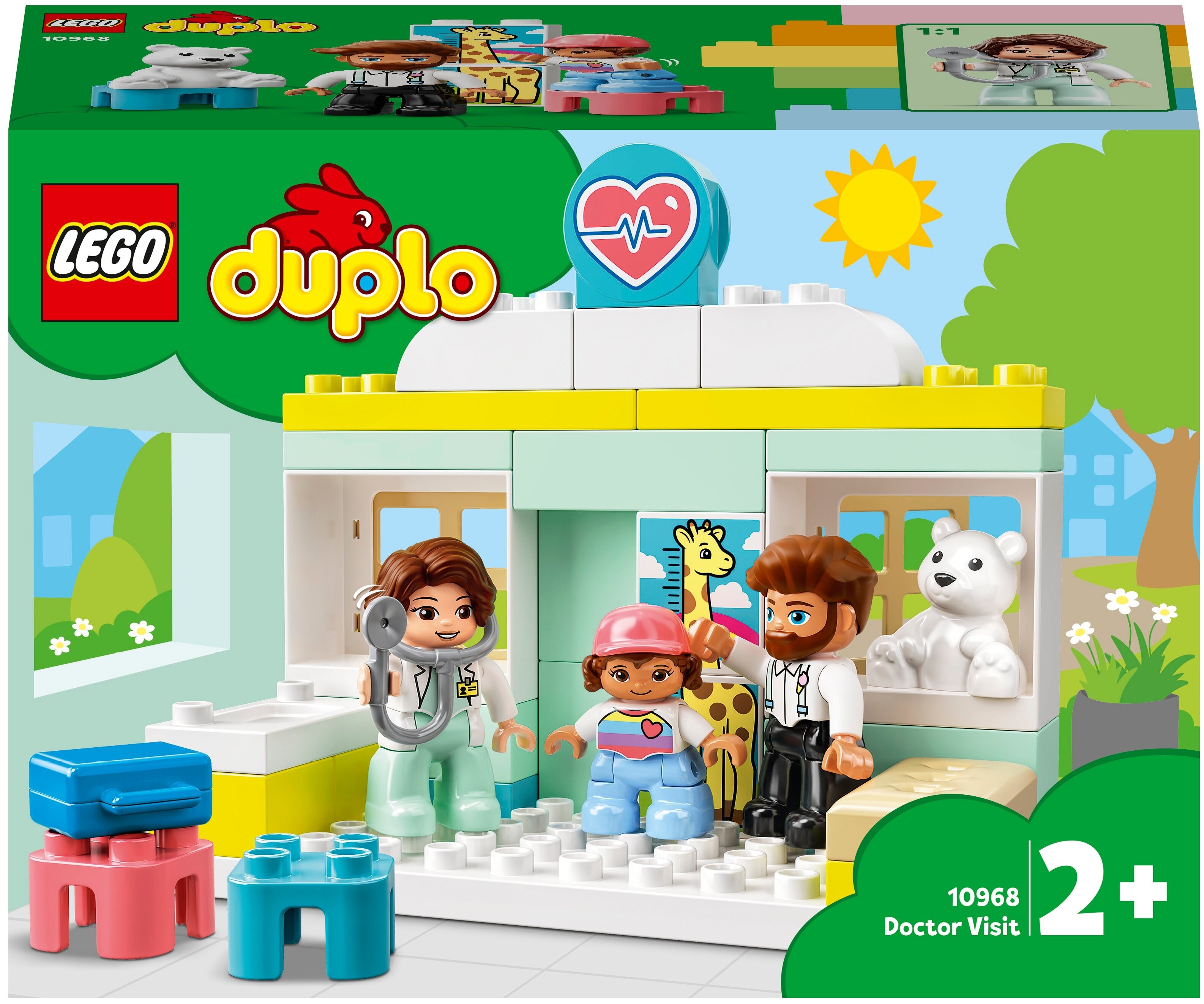 Конструктор LEGO Duplo Поход к врачу Выбор, деталей: 34, 1167252 купить в  Барнауле в интернет-магазине e2e4