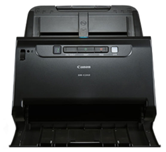 

Сканер протяжный Canon imageFORMULA DR-C240, A4, CIS, 600x600dpi, ДАПД 60 листов, 24 бит, USB 2.0 (0651C003), DR-C240