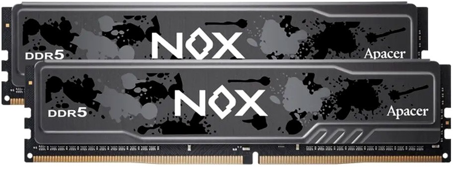 

Комплект памяти DDR5 DIMM 32Gb (2x16Gb), 5600MHz, CL40, 1.25 В, Apacer, NOX (AH5U32G56C522MBAA-2) Retail, AH5U32G56C522MBAA-2