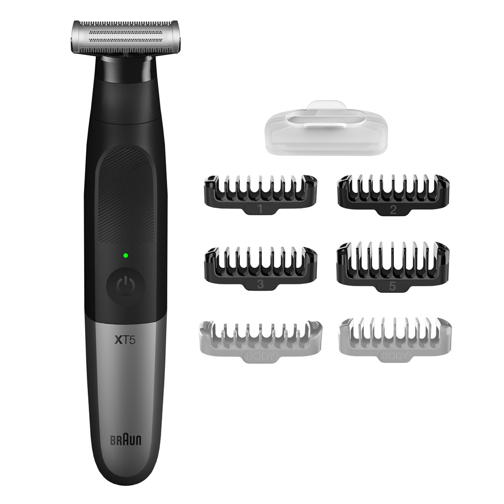 

Триммер Braun XT5200, насадок 6, серый/черный (XT5200), XT5200