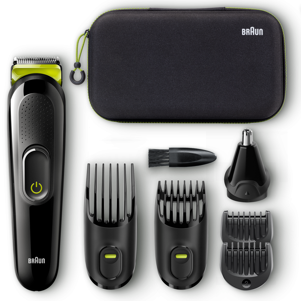 

Триммер Braun MGK3921TS, насадок 5, черный/зеленый (MGK3921TS), MGK3921TS