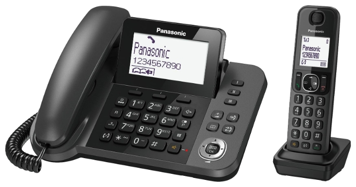 

Радиотелефон Panasonic KX-TGF310, DECT, АОН, серый, KX-TGF310