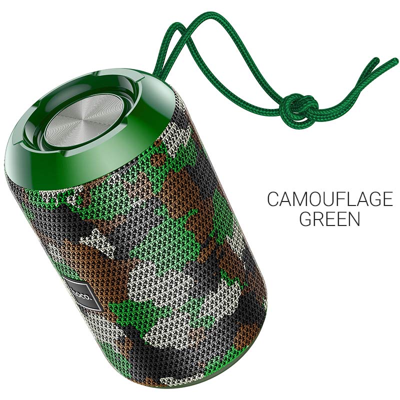 

Портативная акустика Hoco HC1 Trendy, 5 Вт, AUX, microSD, Bluetooth, хаки, HC1 Trendy