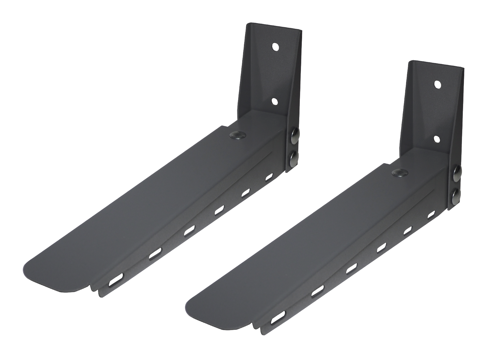 Кронштейн для СВЧ drMounts M150G, 28.5 см, нагрузка: 40 кг, серый металлик