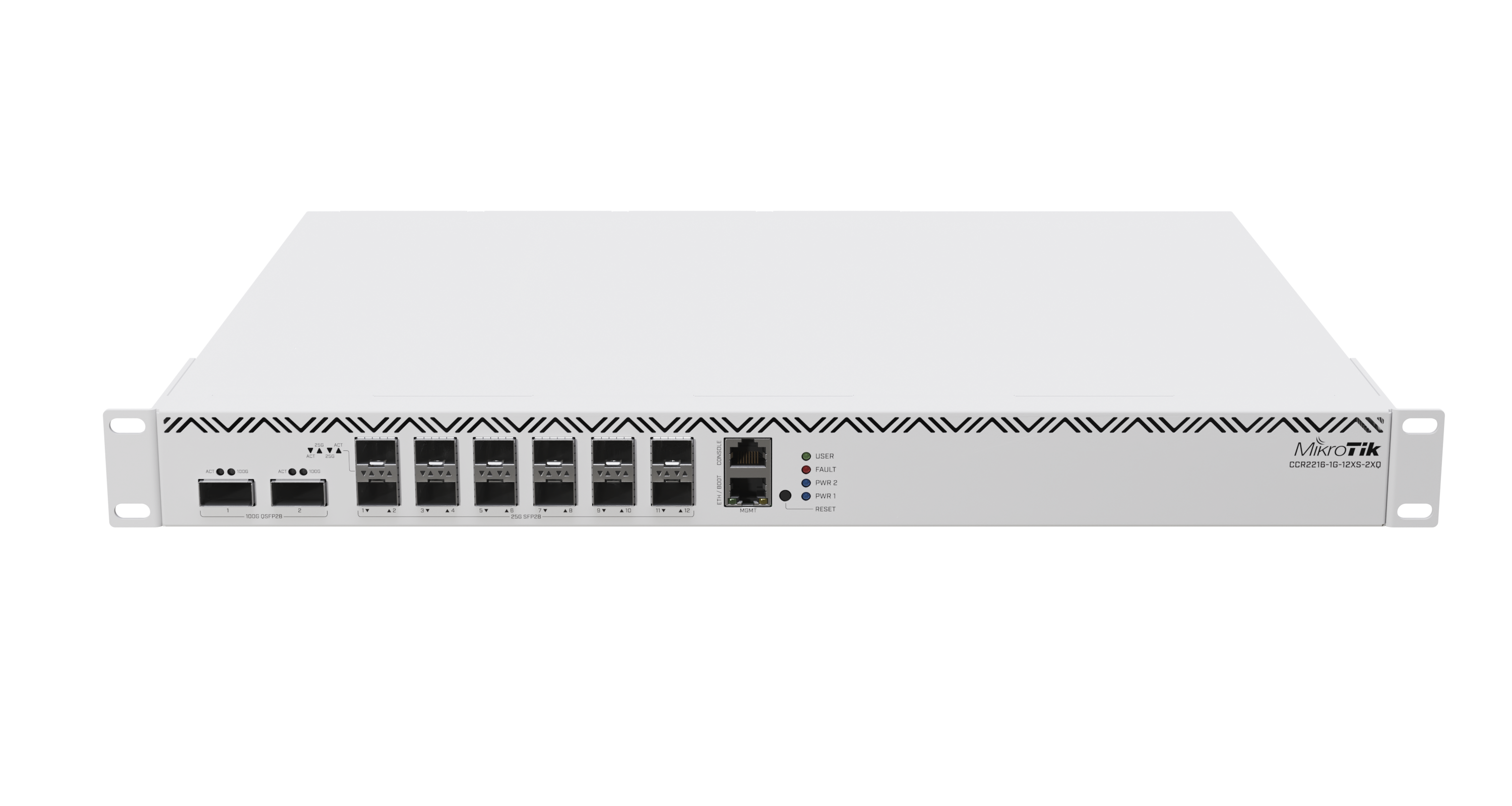 

Маршрутизатор MikroTik Cloud Core CCR2216-1G-12XS-2XQ, LAN: 1x1 Гбит/с SFP28 12x25 Гбит/с, кол-во SFP/uplink: QSFP28 2x100 Гбит/с (CCR2216-1G-12XS-2XQ), CCR2216-1G-12XS-2XQ