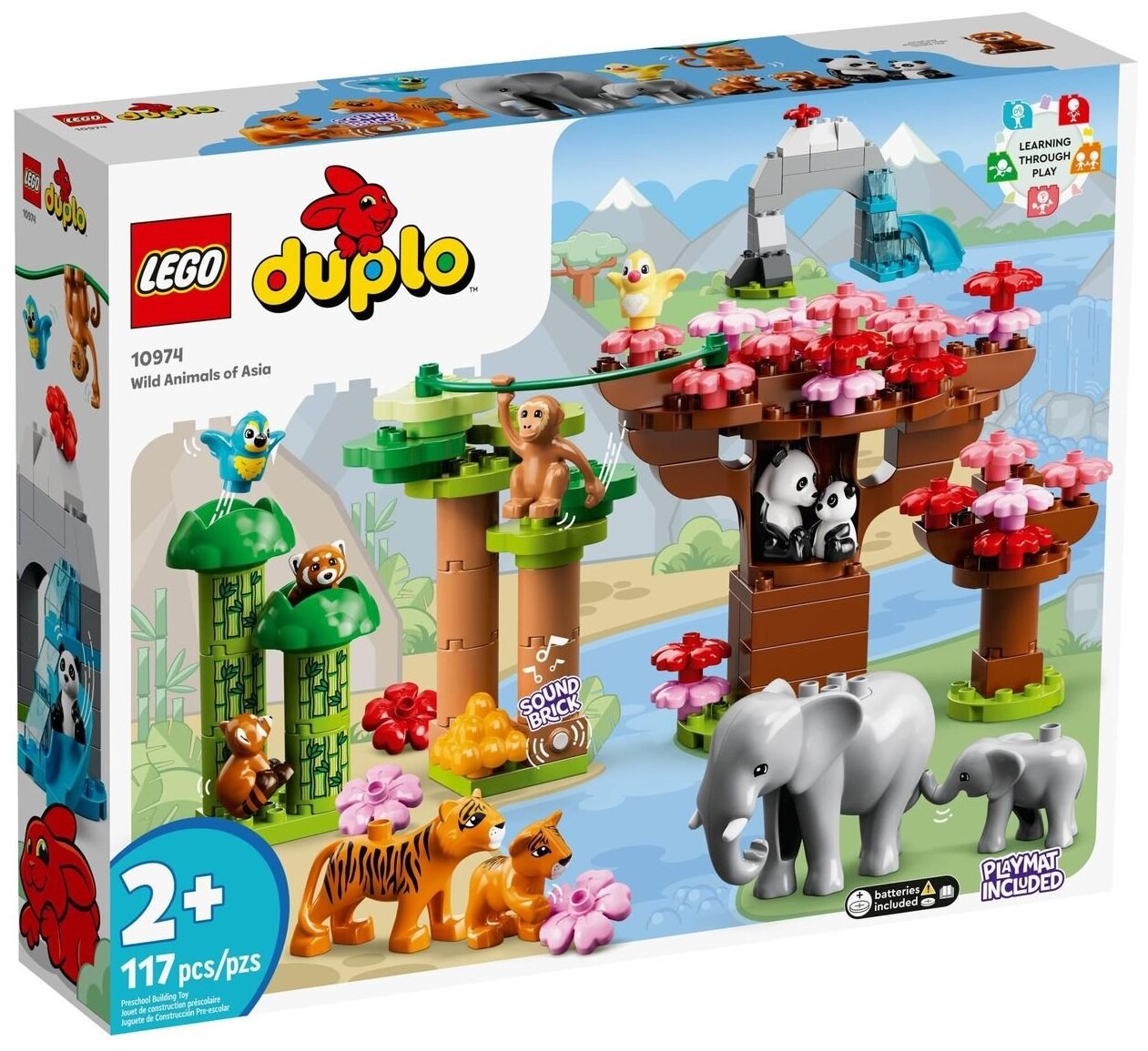 

Конструктор LEGO DUPLO Дикие животные Азии, деталей: 117 (10974), DUPLO Дикие животные Азии