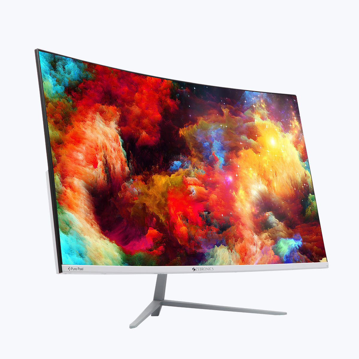 

Монитор 32" Zebronics Zeb-AC32FHD LED, изогнутый, 1920x1080 (16:9), 250кд/м2, 144Hz, 5мс, 178°/178°, HDMI, DisplayPort, белый (ZEB-A32.BK), Zeb-AC32FHD LED