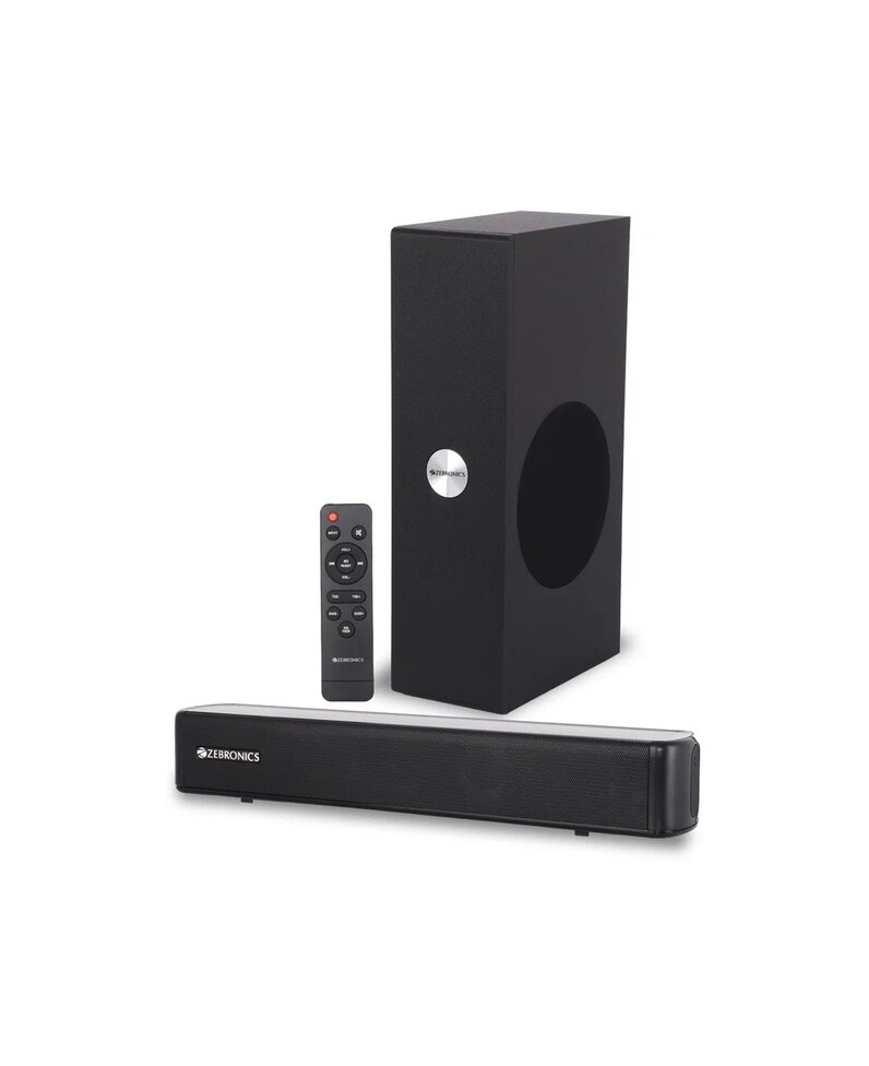 

Саундбар 2.1 Zebronics Zeb-Juke Bar 4050, 75 Вт, AUX, USB, Bluetooth, черный (ZEB-JUKEBAR4050.BK), Zeb-Juke Bar 4050