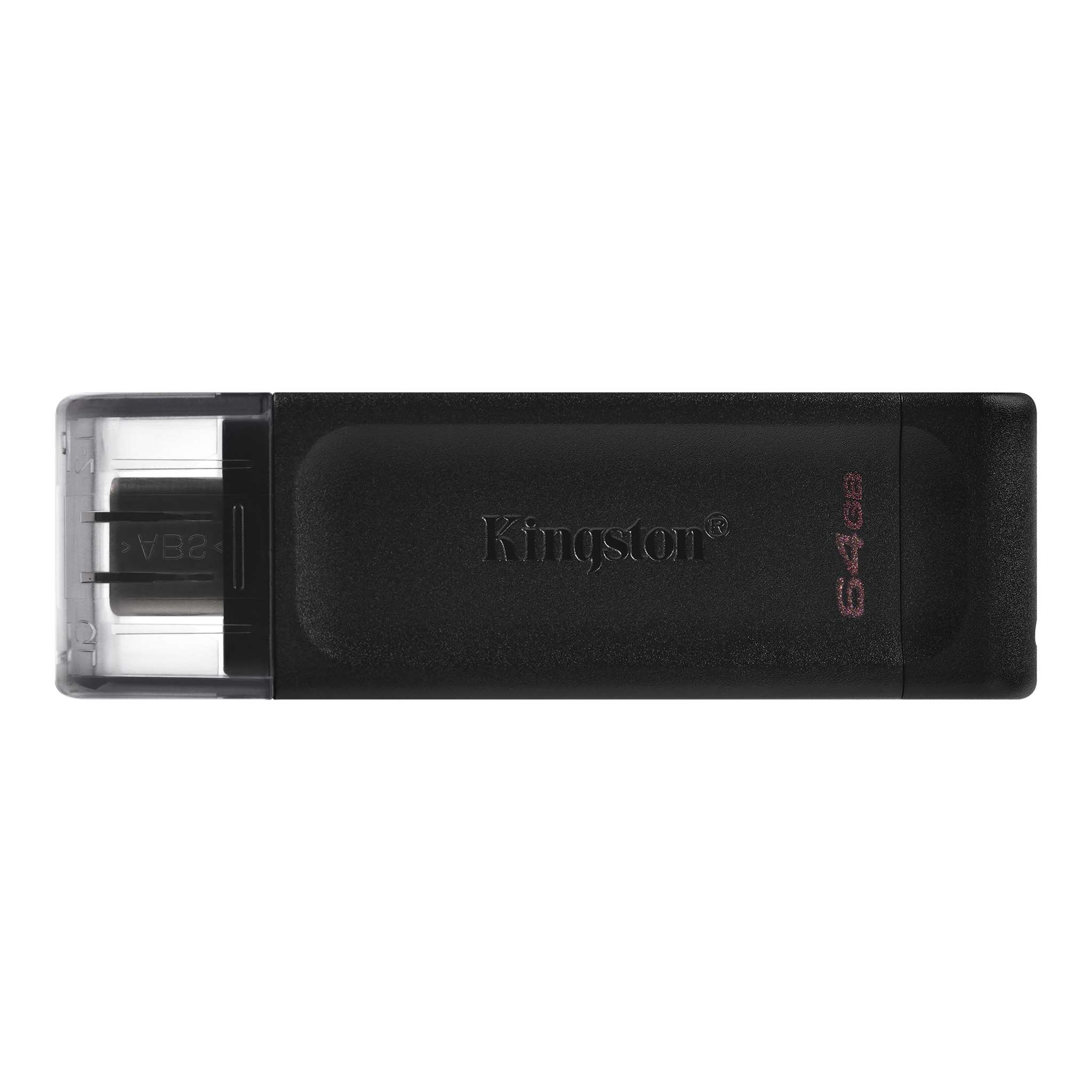 Флешка 64Gb USB 3.2/Type-C Kingston Data Traveler DT70, черный (DT70/64GB)