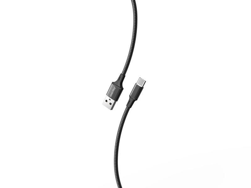 

Кабель USB-USB Type-C, 3A 1 м, черный Smartbuy S14 (iK-3112-S14b)