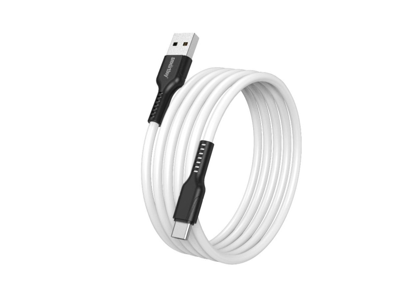 

Кабель USB 2.0(Am)-USB 2.0 Type-C(m), 3A 1 м, белый Smartbuy S21 (iK-3112-S21bw)