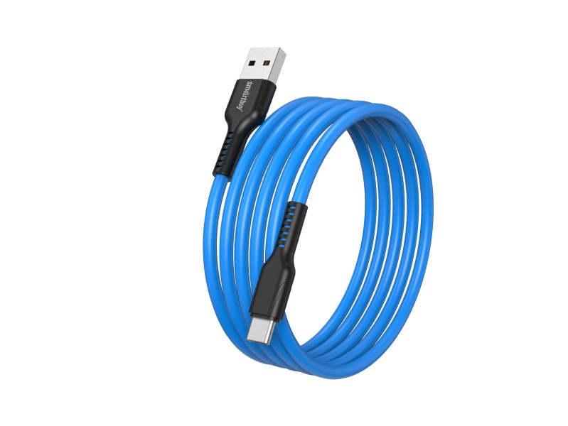 

Кабель USB 2.0(Am)-USB 2.0 Type-C(m), 3A 1 м, синий Smartbuy S21 (iK-3112-S21bb)