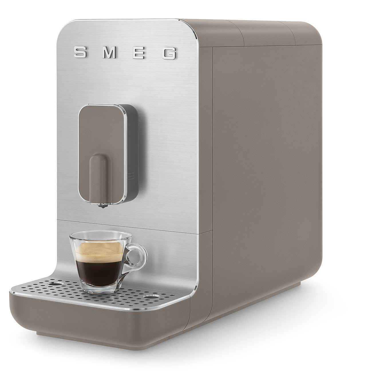

Кофемашина автоматическая SMEG Стиль 50-х г.г. BCC01TPMEU, зерновой, 1.4 л, без капучинатора, металлические жернова, коричневый/серебристый, 1.35 кВт (BCC01TPMEU), BCC01TPMEU