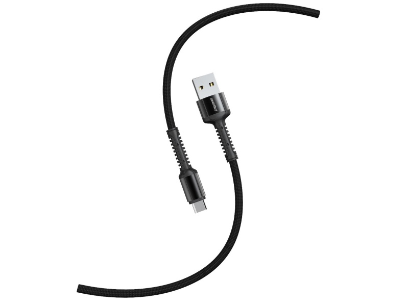 

Кабель USB 2.0(Am)-Micro USB 2.0(Bm), быстрая зарядка, 3A 1 м, черный Smartbuy S26 (iK-12-S26b)