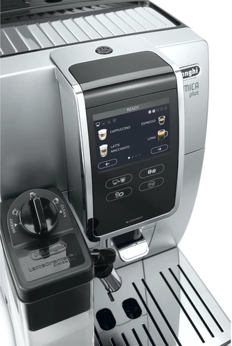 

Кофемашина автоматическая De'Longhi Dinamica ECAM370.85.SB, зерновой / молотый, 1.8 л, автоматический капучинатор, металлические жернова, дисплей, управление со смартфона, серебристый,черный, 1450Вт (ECAM370.85.SB), ECAM370.85.SB