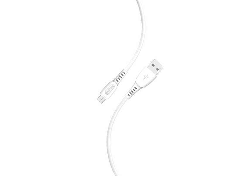 

Кабель USB 2.0(Am)-Micro USB 2.0(Bm), 2.4A 1 м, белый Smartbuy S40 (iK-12-S40w)