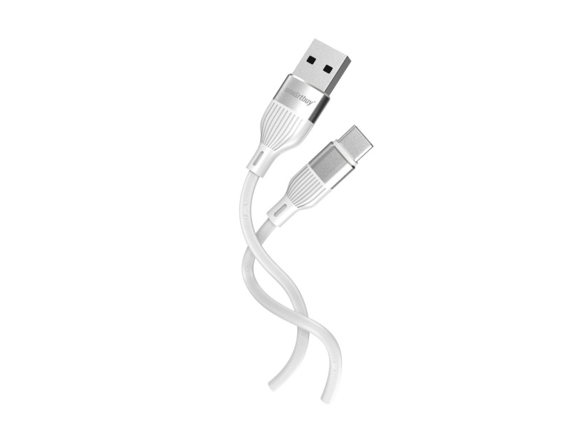 

Кабель USB-USB Type-C, 3A 1 м, белый Smartbuy S72 (iK-3112-S72w)