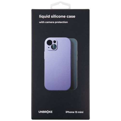 Чехол-накладка UNBRÖKE Liquid Silicone Case для смартфона Apple iPhone 13 mini, силикон, фиолетовый (УТ000027810)