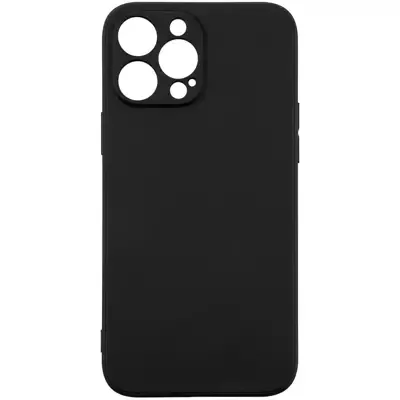 Чехол-накладка UNBRÖKE Liquid Silicone Case для смартфона Apple iPhone 13 Pro Max, силикон, черный (УТ000027779)