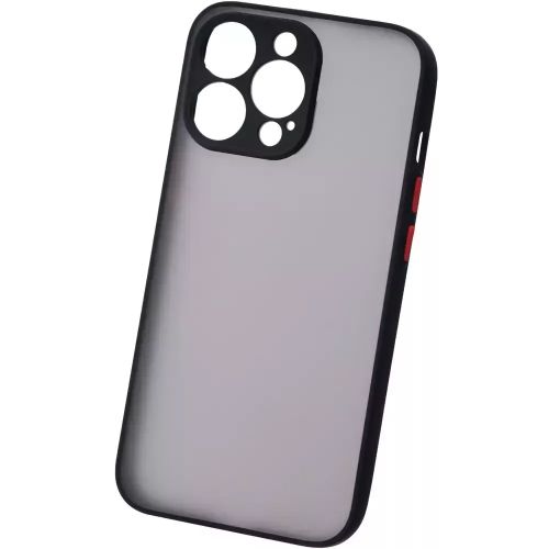 Чехол-накладка UNBRÖKE matt&color case для смартфона Apple iPhone 13 Pro Max, силикон, черный (УТ000027787)