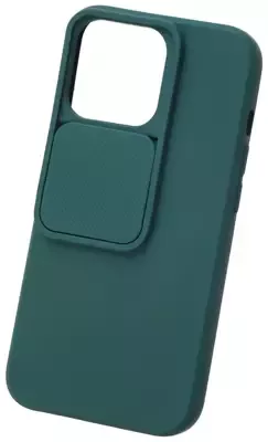 Чехол-накладка UNBRÖKE Soft Case With Camera Slider для смартфона Apple iPhone 13 Pro Max, пластик, зеленый (УТ000027783)