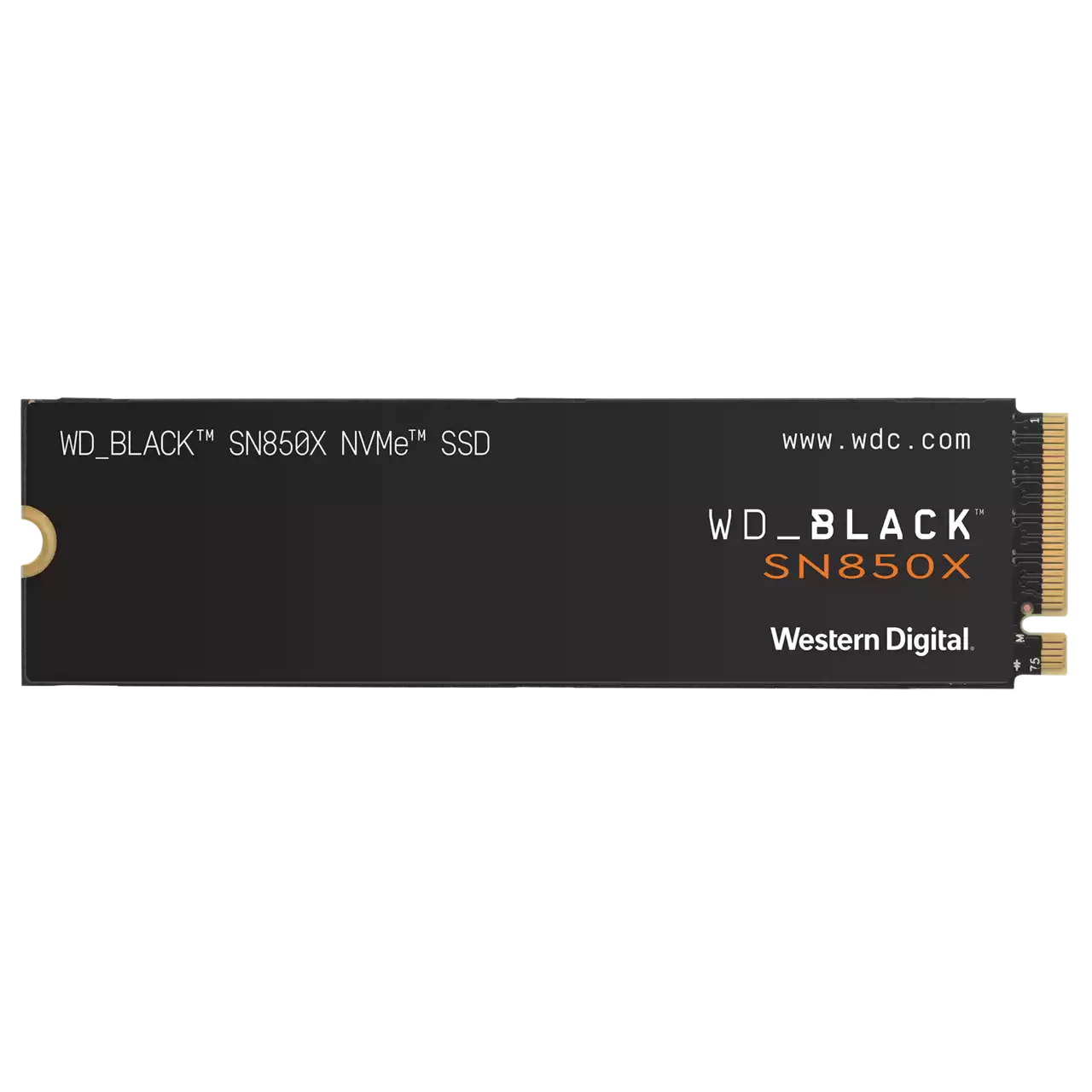 Твердотельный накопитель (SSD) Western Digital 4Tb Black SN850X, 2280, M.2, NVMe (WDS400T2X0E) Retail - фото 1