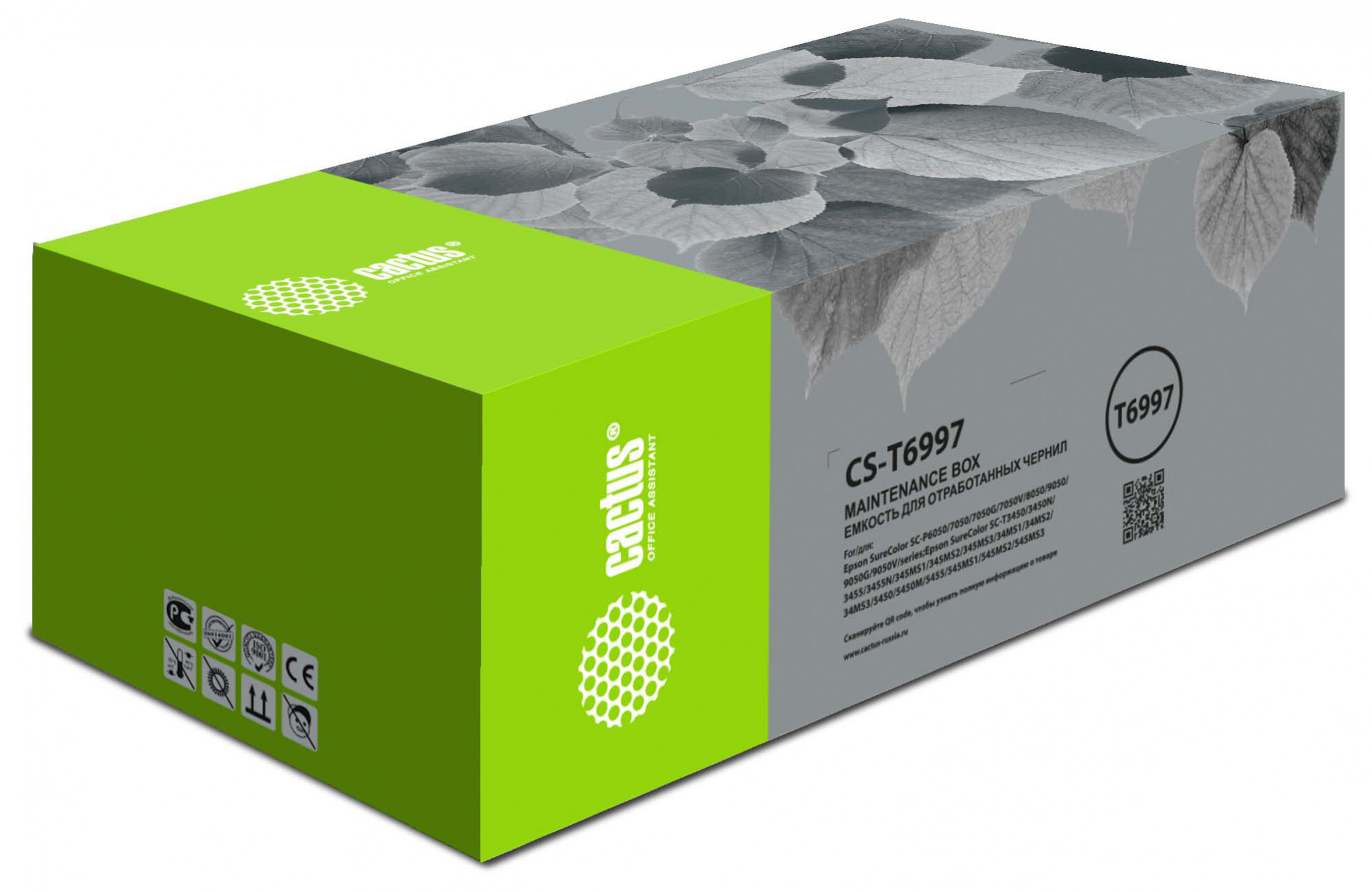 

Емкость для отработанных чернил Cactus для Epson SureColor SC-P6000/7000/8000, T6997 (CS-T6997)