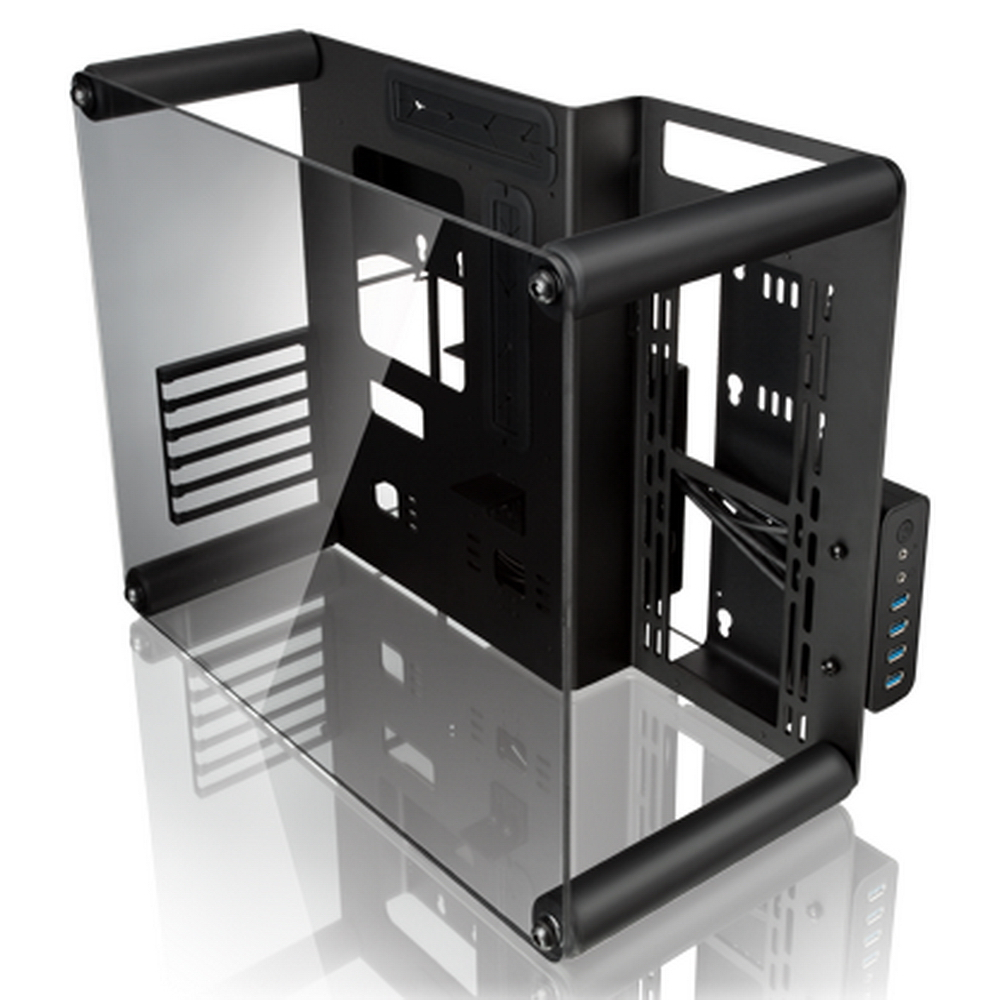 

Корпус Raijintek PAEAN M, mATX, Mini-Tower, 2xUSB 3.0, черный/прозрачный, без БП (0R200068), PAEAN M