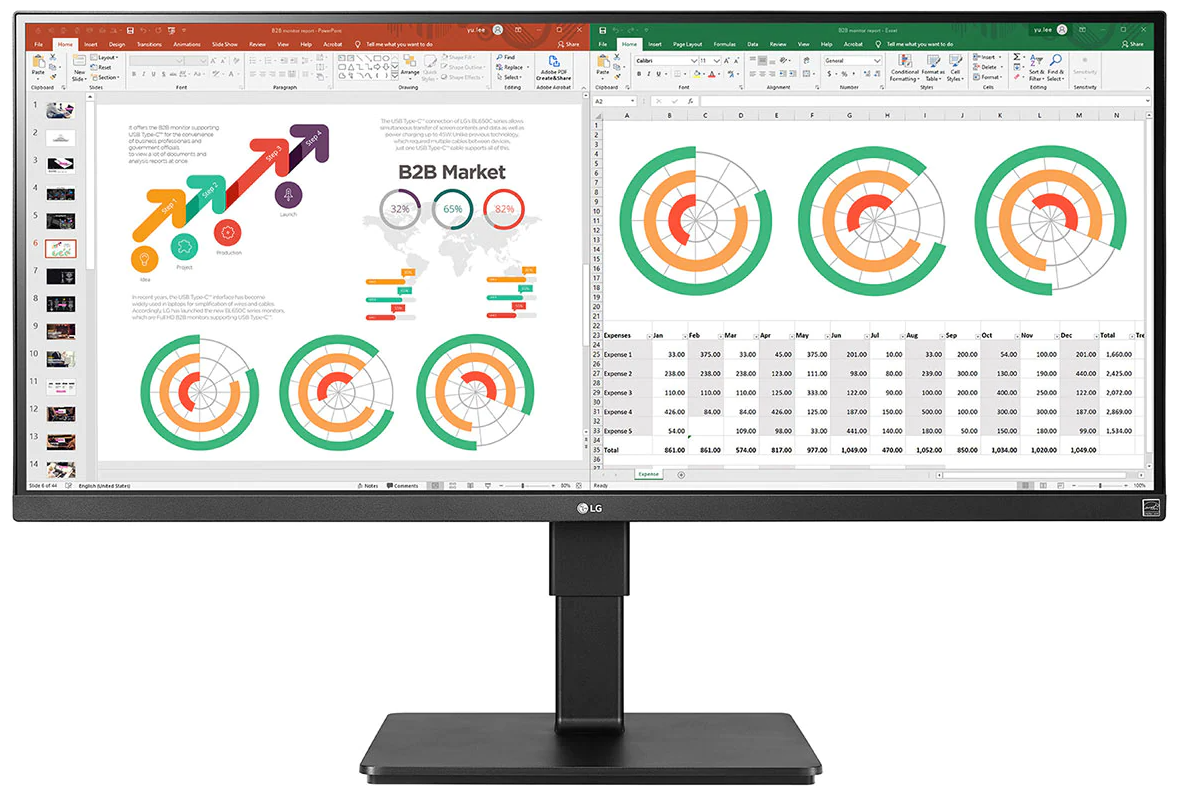 

Монитор 34" LG 34BN770-B IPS, 3440x1440 (21:9), 300кд/м2, 5мс, 178°/178°, FreeSync, HDMI, DisplayPort, USB-Hub, черный, 34BN770-B