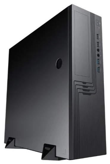 Корпус INWIN EL555BK, mATX, Slim-Desktop, 2xUSB 3.0, черный, 300 Вт (6143524)