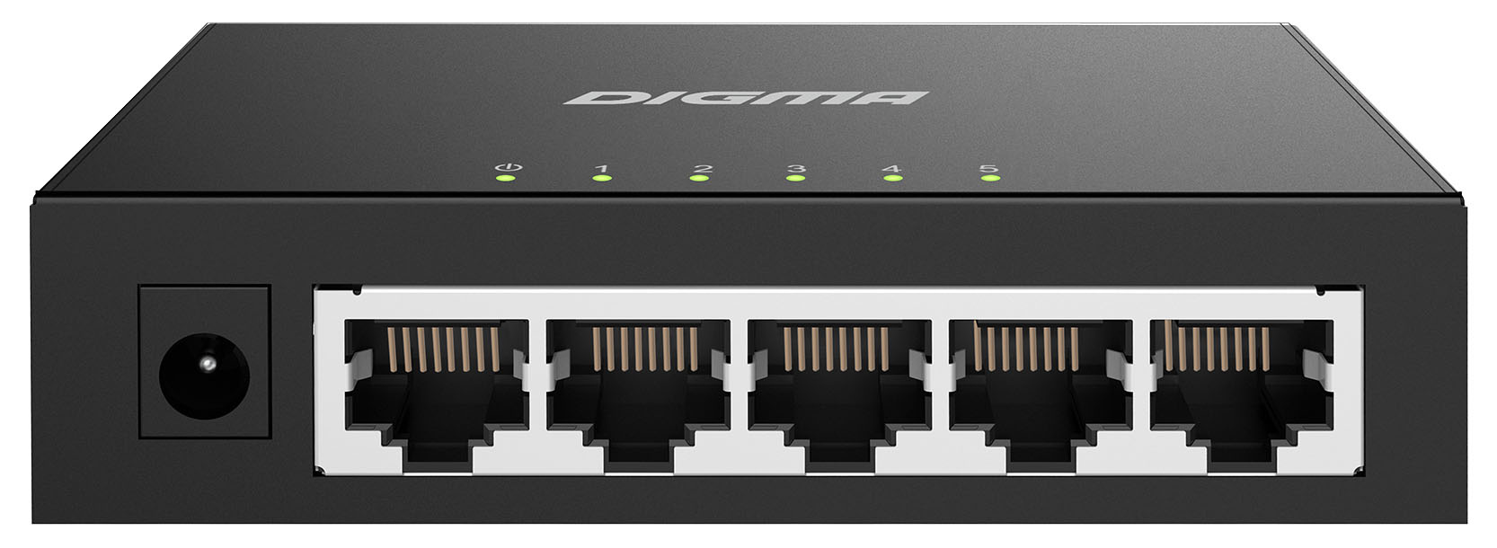 

Коммутатор Digma DSW-205GE, кол-во портов: 5x1 Гбит/с (1776234), DSW-205GE