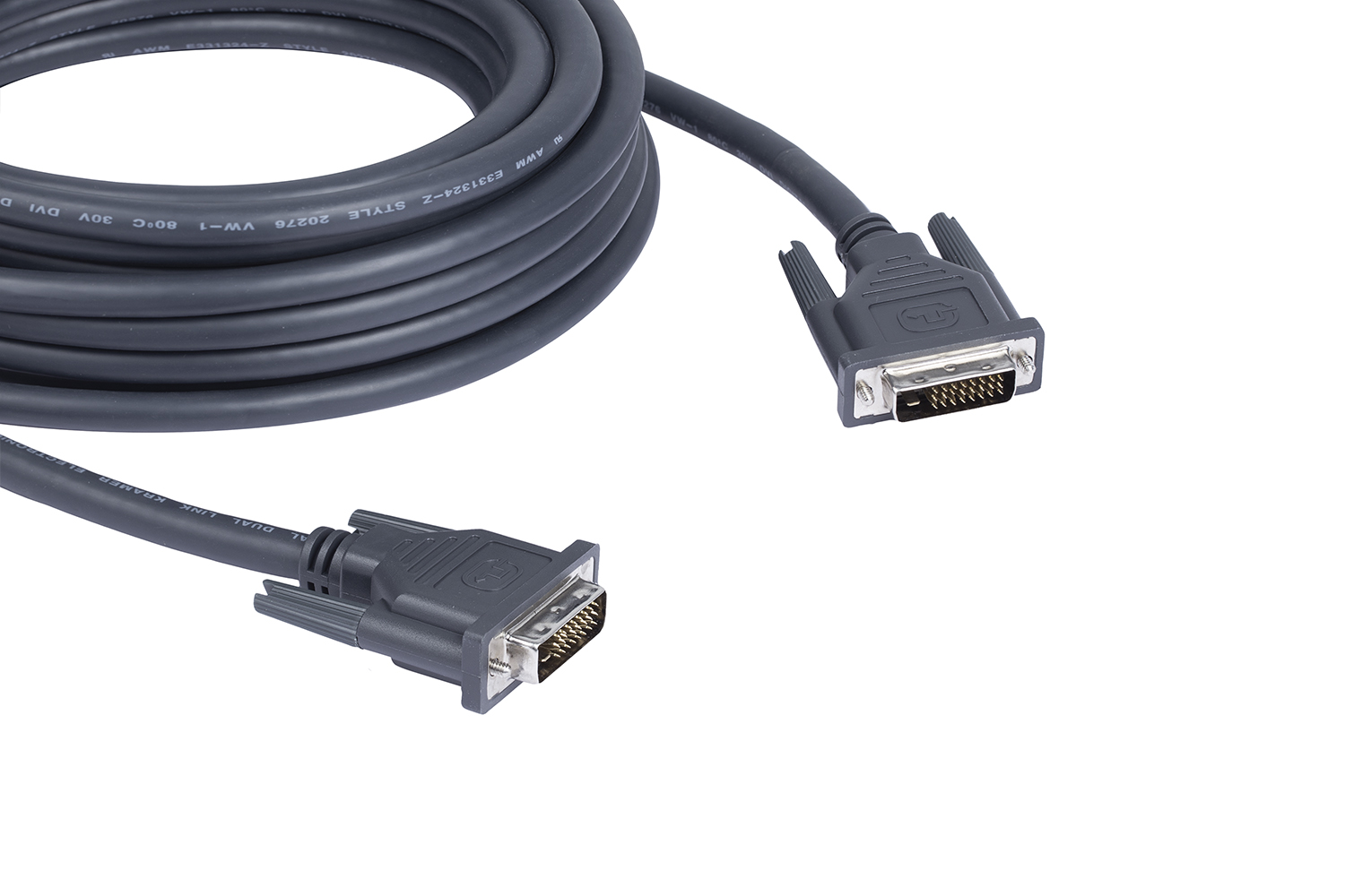 Кабель DVI-D(25M)-DVI-D(25M) Dual Link, 2 м, Kramer C-DM/DM-6
