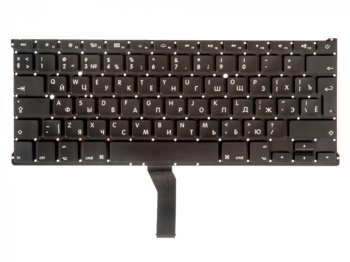 

Клавиатура ZeepDeep для ноутбука Apple MacBook Air 13 A1369 A1466, Mid 2011 - Mid 2017, черный (875090), A1369 angular enter RUS