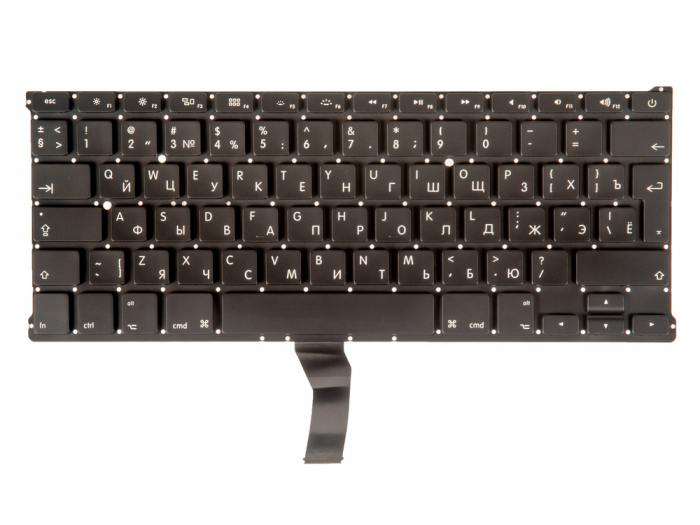 

Клавиатура ZeepDeep для ноутбука Apple MacBook Air 13 A1369, Late 2010, черный (875091), A1369 2010 RUS