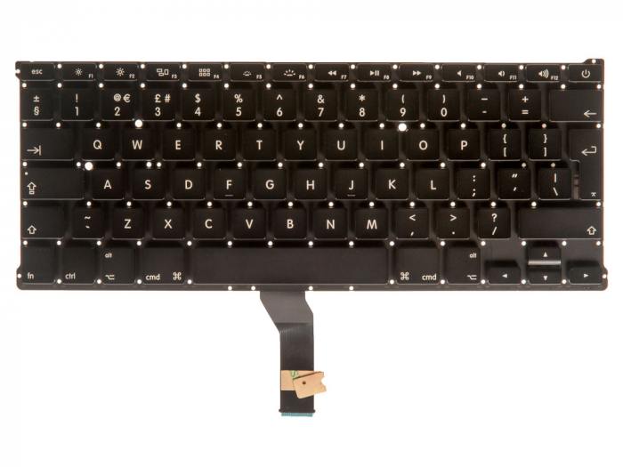 

Клавиатура для ноутбука Apple MacBook Air 13 A1369 A1466, Mid 2011 - Mid 2017, черный (849242), A1369
