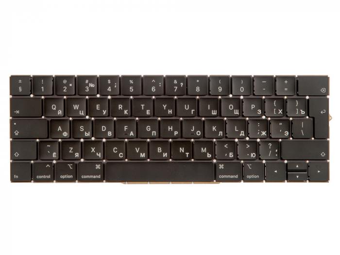 

Клавиатура ZeepDeep для ноутбука Apple MacBook Pro 13 15 Retina Touch Bar A1706 A1707 Late 2016 Mid 2017, черный (875074), A1706 A1707 RUS