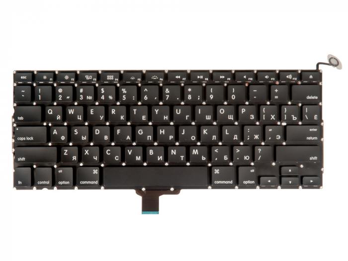 

Клавиатура ZeepDeep для ноутбука Apple MacBook Pro 13 A1278 Late 2008 - Mid 2012, черный (875092), A1278 straight enter RUS