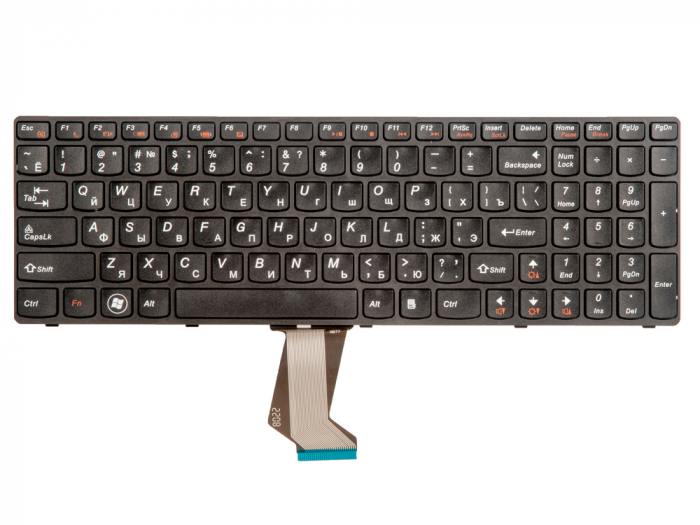 

Клавиатура ZeepDeep для ноутбука Lenovo IdeaPad G580, G585, Z580, Z580A, Z585, Z780, черный (875499), 25-201846
