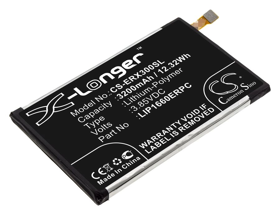 

Аккумулятор CameronSino CS-ERX300SL/LIP1660ERPC для Sony Xperia XZ3, H9436, 801SO, SO-01L, SOV39, H9493, H8416, 3.85 В, 3200mAh, CS-ERX300SL
