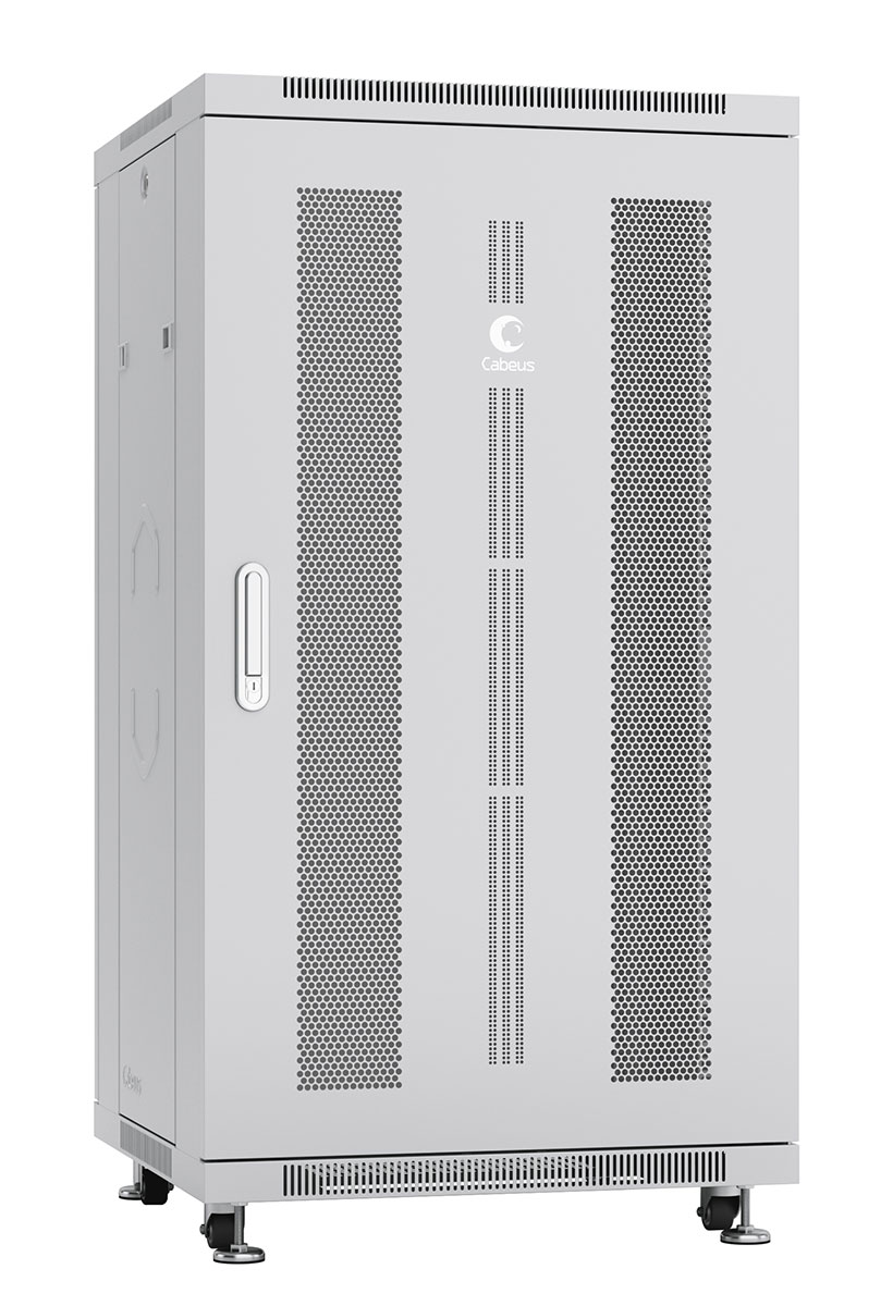 

Шкаф телекоммуникационный напольный 22U 600x800, перфорация/металл, серый, Cabeus ND-05C-22U60/80 (ND-05C-22U60/80), ND-05C-22U60/80