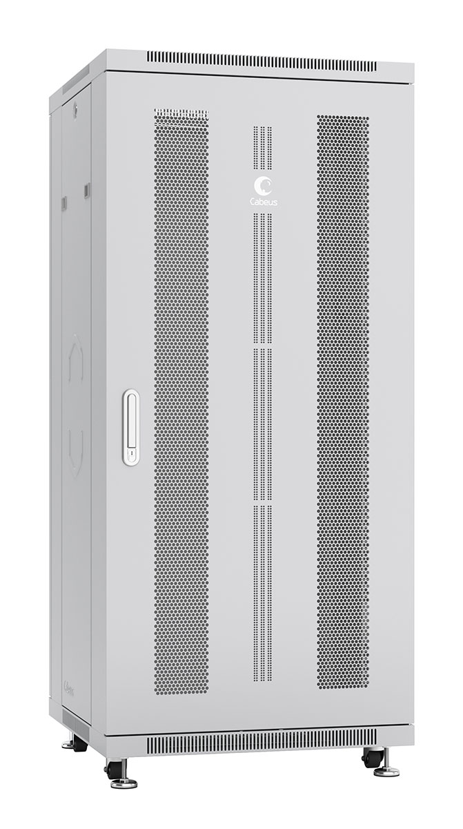 

Шкаф телекоммуникационный напольный 27U 600x800 мм, перфорация/металл, серый, Cabeus ND-05C-27U60/80 (ND-05C-27U60/80), ND-05C-27U60/80