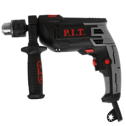 

Дрель P.I.T. PSB13-C2, сетевая, 780 Вт, 25 нм, 3000 об/мин, ударная, 2.1 кг (PSB13-C2), PSB13-C2