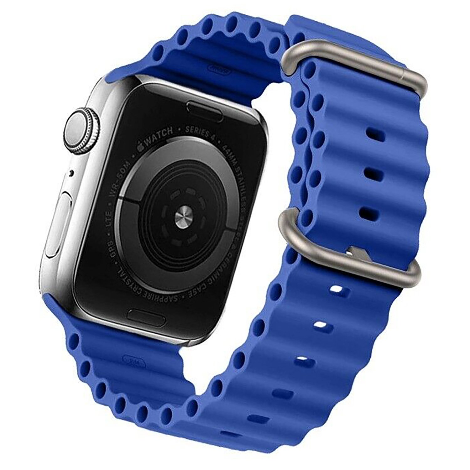 

Ремешок для Apple Watch, 42-49 мм, силиконовый, синий (214254), ApW26 Ocean Band