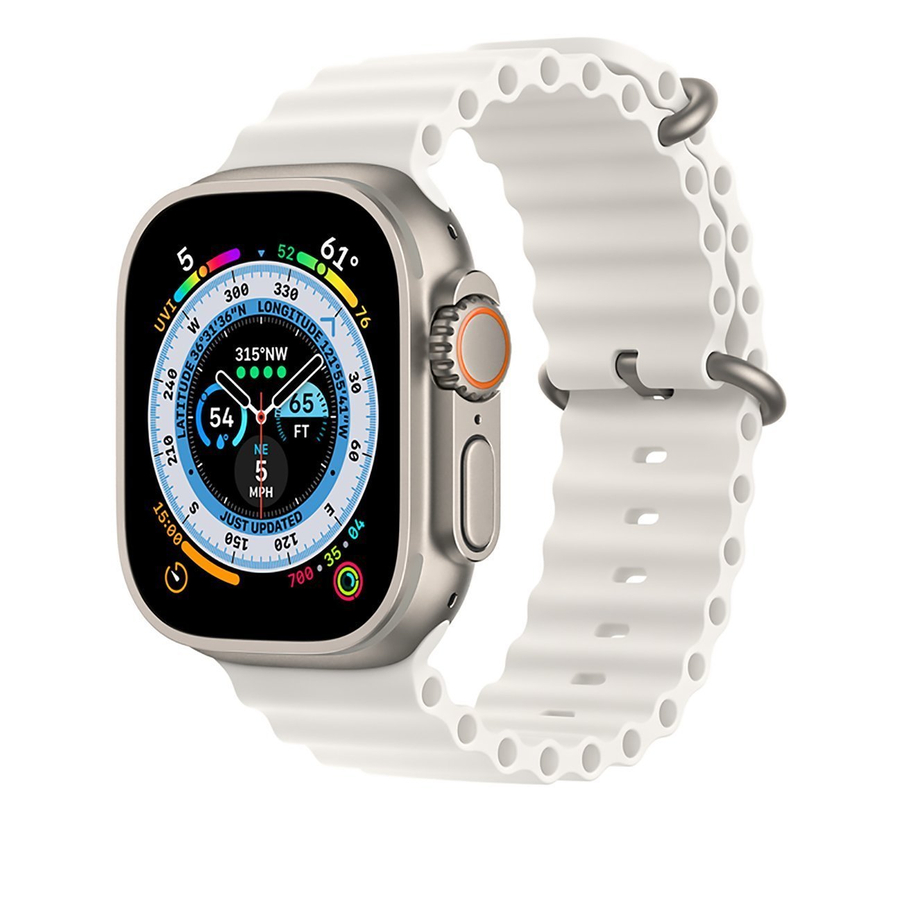 Ремешок для Apple Watch 42-49 мм, белый
