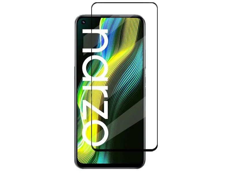 

Защитное стекло Red Line для экрана смартфона Realme Narzo 50, Full screen full glue, поверхность глянцевая, черная рамка (УТ000033267)