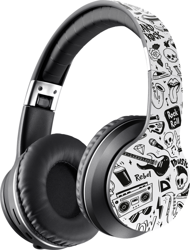 Беспроводная гарнитура Defender FreeMotion B595, черный/принт (63597)