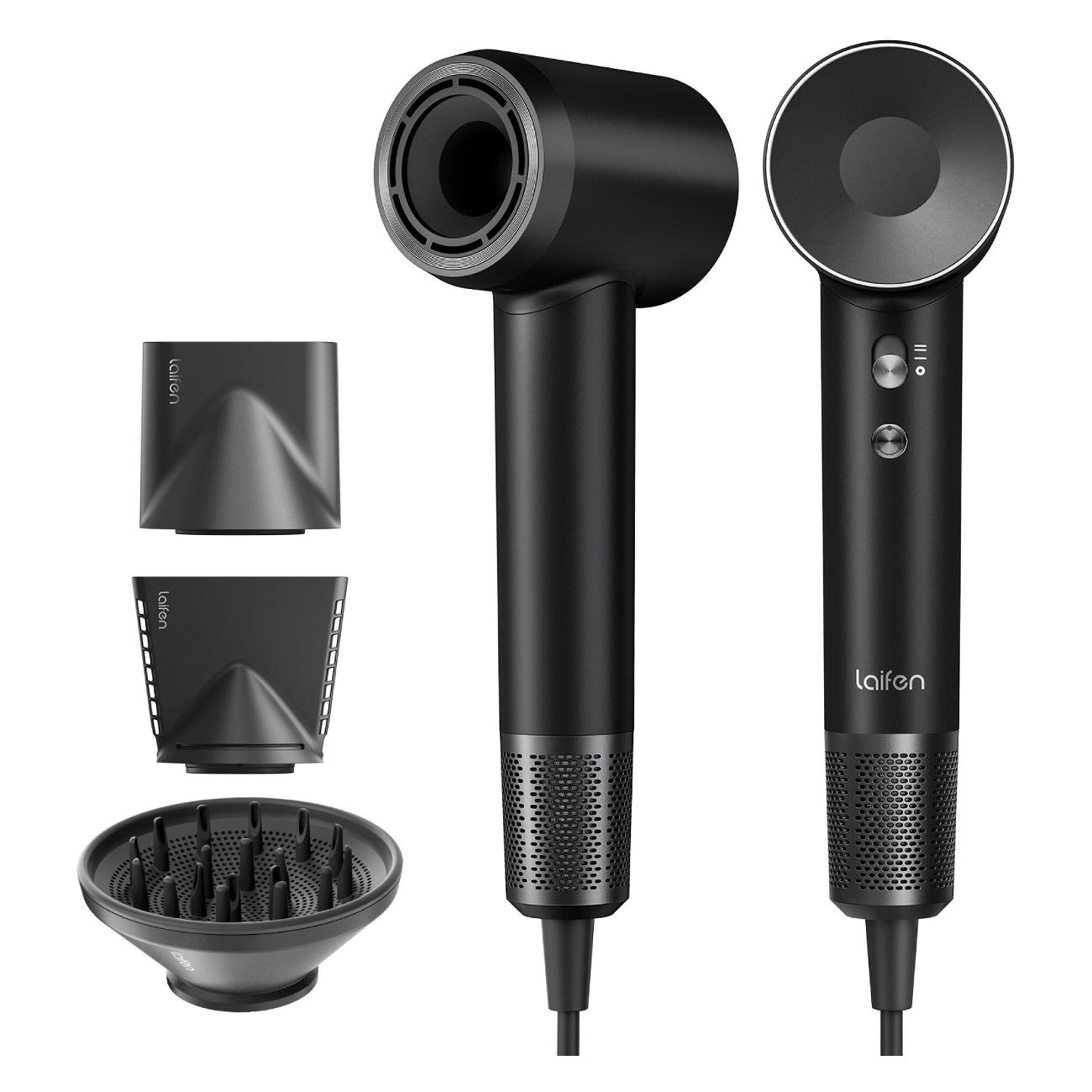 

Фен Laifen SWIFT SPECIAL 1.6 кВт, режимов: 3, насадок: 3, черный (SWIFT SPECIAL Black), SWIFT SPECIAL